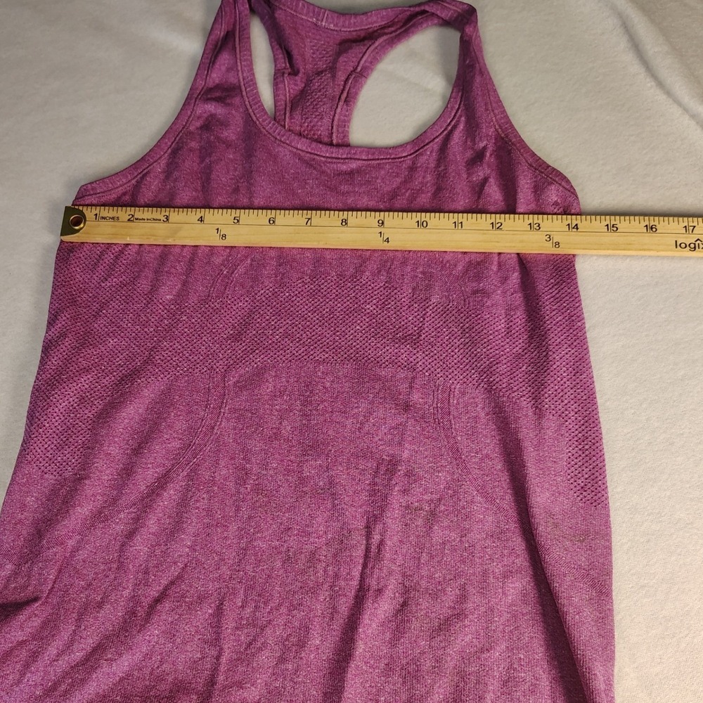 Lululemon Swiftly Tech Racerback Tank Top Women 4 Purple Excellent Seamless Mesh